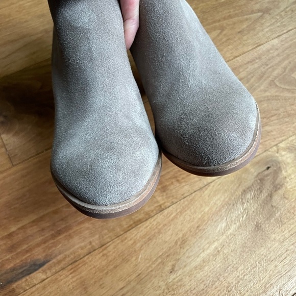 Jeffrey Campbell Taupe Suede Heeled Bootie - Picture 5 of 12